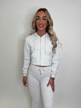 Load image into Gallery viewer, Light Grey Ada Cropped Co-ord
