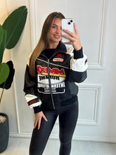 Load image into Gallery viewer, Black Serena Oversized Racer Jacket
