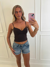 Load image into Gallery viewer, Brown Ivor Contour Cami Top
