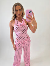 Load image into Gallery viewer, Pink Polka Dot Azaria Co-ord
