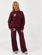 Load image into Gallery viewer, Burgundy Ursula Knitted Co-Ord Set

