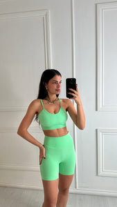 Green Gina Ribbed Co ord