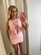 Load image into Gallery viewer, Pink Leoni Lace Dress
