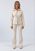 Load image into Gallery viewer, Beige Bailey Sculpted Tracksuit
