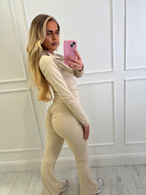 Load image into Gallery viewer, Beige Luna Ruched Co-ord
