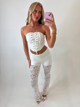Load image into Gallery viewer, White Bria Lace Co-Ord
