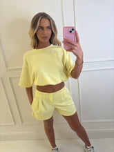 Load image into Gallery viewer, Yellow Piper Shorts Co-ord
