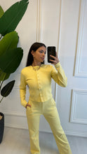 Load image into Gallery viewer, Yellow Zaria Button up Co ord

