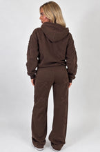 Load image into Gallery viewer, Chocolate Brown Millie Cross Oversized Tracksuit
