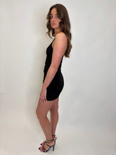 Load image into Gallery viewer, Black Zoey Mini Dress
