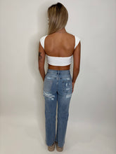 Load image into Gallery viewer, Denim Indie Rhinestone Pocket Jeans
