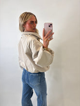 Load image into Gallery viewer, Cream Sandra High-Neck Jacket

