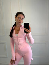 Load image into Gallery viewer, Baby pink Ali ruched co-ord
