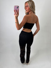 Load image into Gallery viewer, Black Bria Lace Co-Ord
