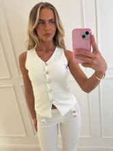 Load image into Gallery viewer, White Victoria Button Co-ord
