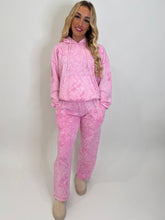 Load image into Gallery viewer, Pink Acid Wash Tiffany Cross Tracksuit
