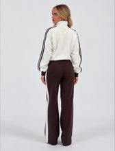 Load image into Gallery viewer, Chocolate Brown Harley Contrast Stripe Half Zip Tracksuit
