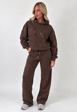 Load image into Gallery viewer, Chocolate Brown Millie Cross Oversized Tracksuit
