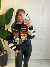 Load image into Gallery viewer, Black Serena Oversized Racer Jacket
