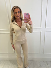 Load image into Gallery viewer, Beige Luna Ruched Co-ord
