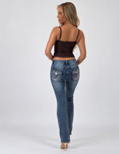 Load image into Gallery viewer, Brown Taylor Diamanté Corset Top
