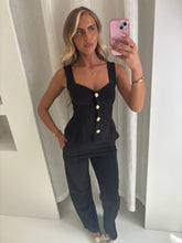 Load image into Gallery viewer, Black Rebecca Co-ord
