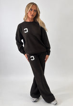 Load image into Gallery viewer, Chocolate Brown Ursula Knitted Co-Ord Set
