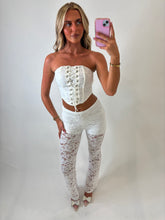 Load image into Gallery viewer, White Bria Lace Co-Ord
