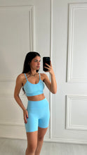 Load image into Gallery viewer, Blue Gina Ribbed Co ord
