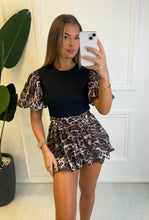 Load image into Gallery viewer, Animal Print Casey Bubble Hem Micro Mini-Dress
