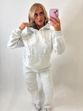 Load image into Gallery viewer, Light Grey Millie Cross Oversized Tracksuit
