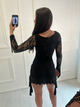 Load image into Gallery viewer, Black Chelsea lace dress
