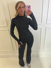 Load image into Gallery viewer, Black Luna Ruched Co-ord
