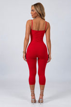 Load image into Gallery viewer, Red Stacey Capri Leggins

