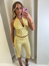 Load image into Gallery viewer, Yellow Elodie Polka Dot Co-ord
