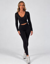 Load image into Gallery viewer, Black Lottie 3 Piece Gym Set

