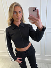 Load image into Gallery viewer, Black Bella Striped Co-ord
