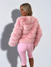 Load image into Gallery viewer, Pink Abi Faux Fur Coat
