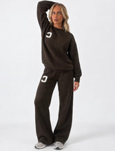 Load image into Gallery viewer, Chocolate Brown Ursula Knitted Co-Ord Set
