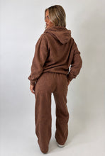 Load image into Gallery viewer, Brown Maeve Washed Tracksuit
