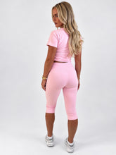 Load image into Gallery viewer, Pink Bree Capri Leggings
