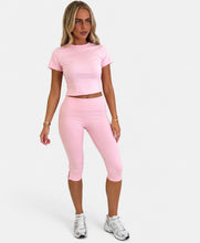Load image into Gallery viewer, Pink Bree Capri Leggings
