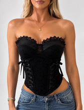 Load image into Gallery viewer, Black Lucia Lace Corset Top
