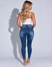 Load image into Gallery viewer, Mid Blue Matilda High-Waisted Skinny Jeans
