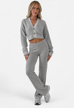 Load image into Gallery viewer, Grey Maya Contrast Stitch Knit Co-Ord Set
