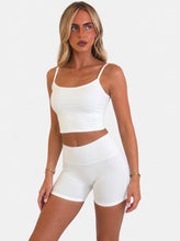 Load image into Gallery viewer, White Gwenn Sculpt Shorts

