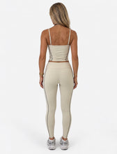 Load image into Gallery viewer, Cream Anna Contrast Piping Activewear Set
