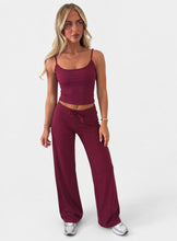 Load image into Gallery viewer, Wine Oonagh Everyday Co-Ord
