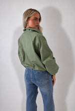Load image into Gallery viewer, Khaki Sandra High-Neck Jacket

