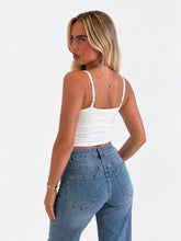 Load image into Gallery viewer, White Luana Bustier Top
